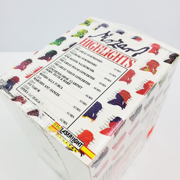 Mozart Highlights 10 CD Box Set Classical Music LaserLight 1990 Sealed - Picture 7 of 8